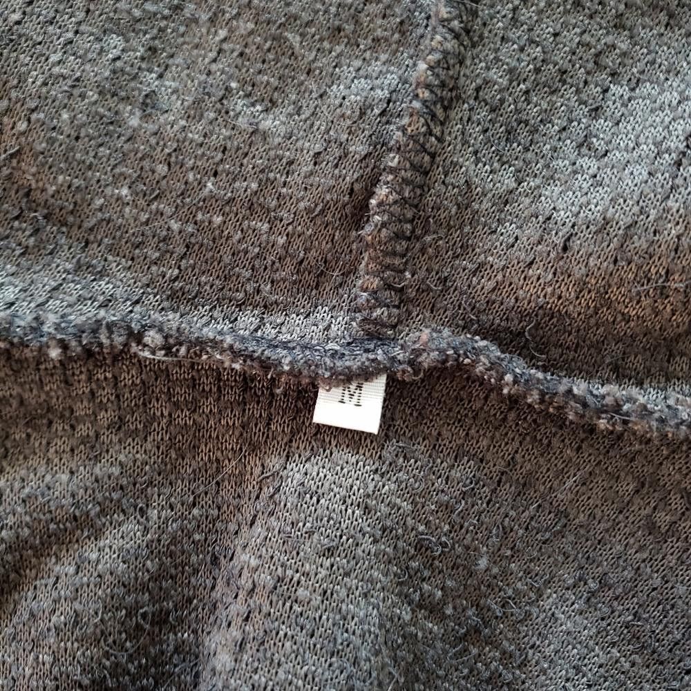 Designer Dark Chocolate Fur Detailed Cardigan Long Sleeve Size M / US 6-8 / IT 42-44 - 3 Thumbnail