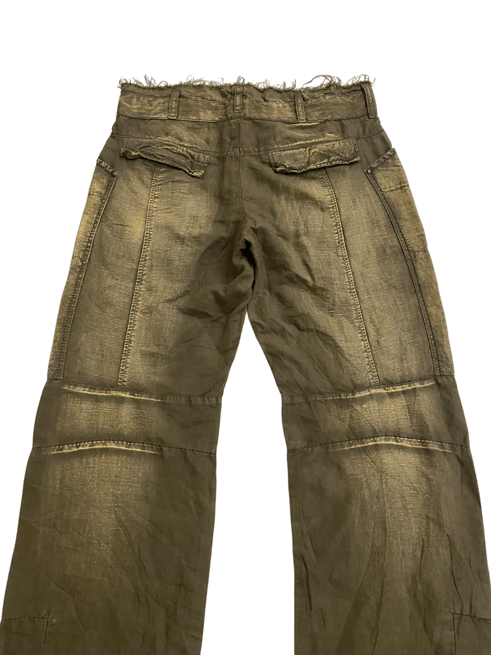 Marithe + Francois Girbaud 2006 MFG Brown Wash Baggy Loose Jeans Size US 34 / EU 50 - 4 Thumbnail