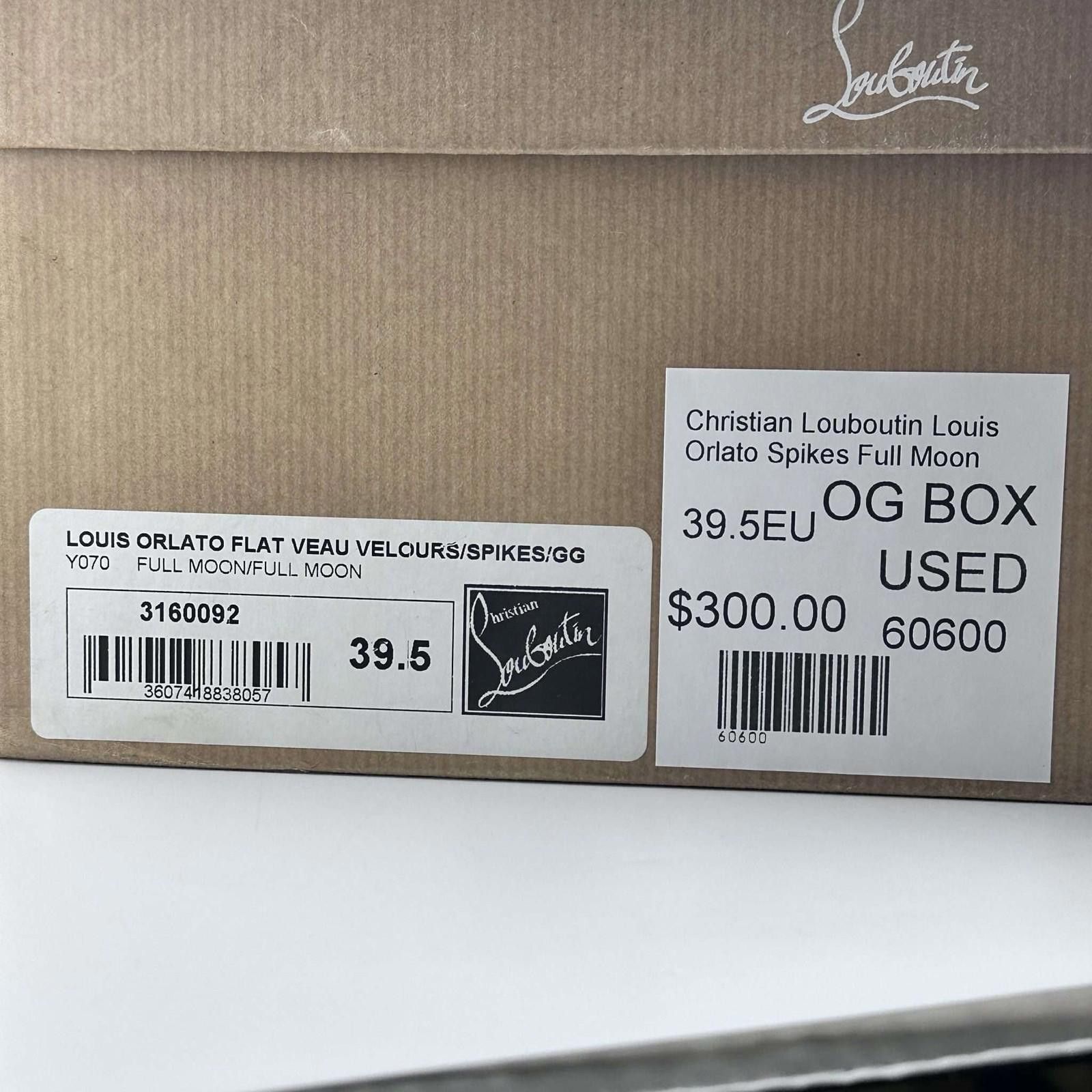 Christian Louboutin Christian Louboutin Louis Orlato Spikes Full Moon 39.5EU Size US 7.5 / EU 40-41 - 8 Thumbnail