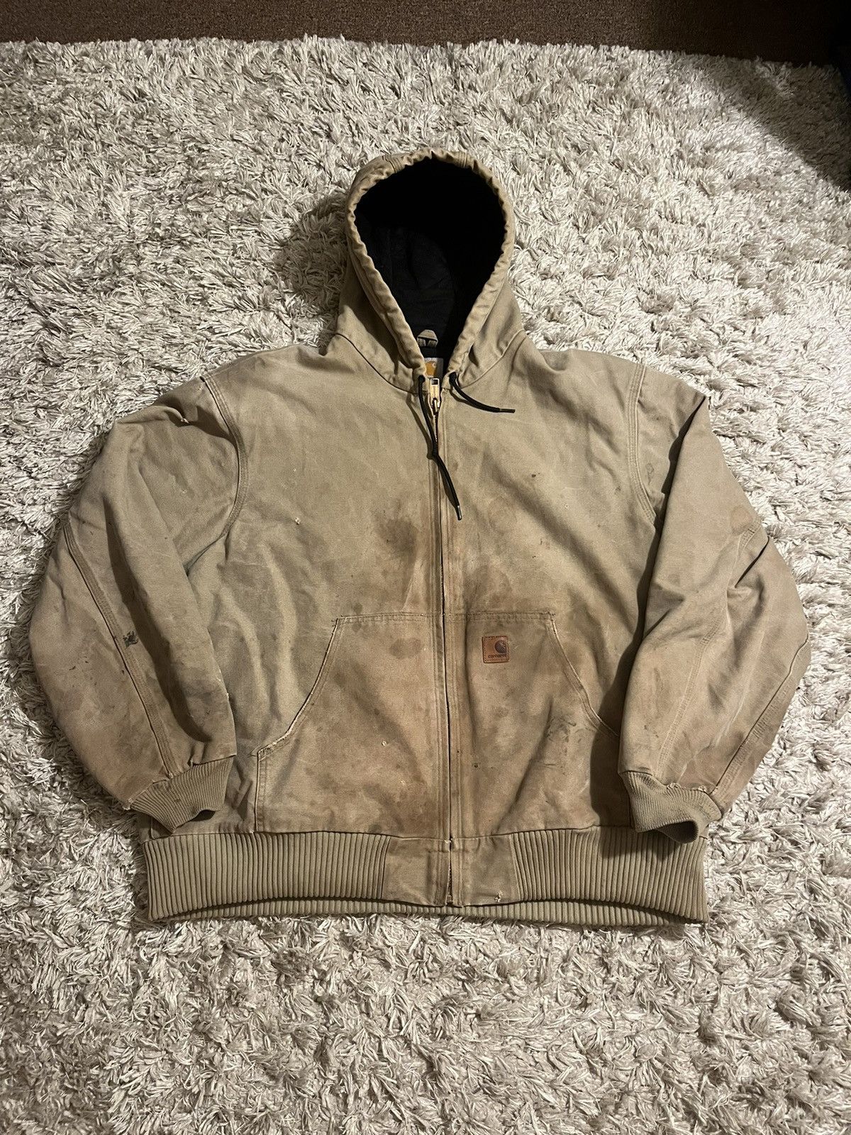 Image of Carhartt Jacket J130 in Tan, Men's (Size XL)