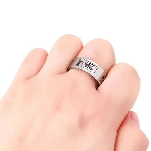 VIBE Anime Stainless Steel Rings Size ONE SIZE - 3 Thumbnail