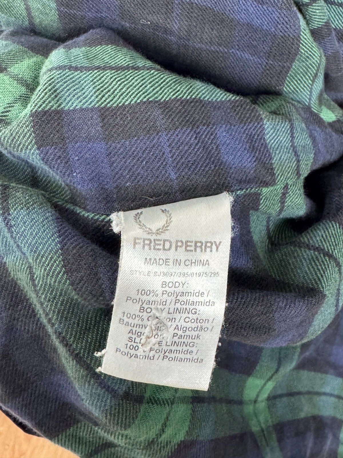Fred Perry Fred Perry Jacket Mens Blue Parka Coat Casuals Size US S / EU 44-46 / 1 - 9 Thumbnail