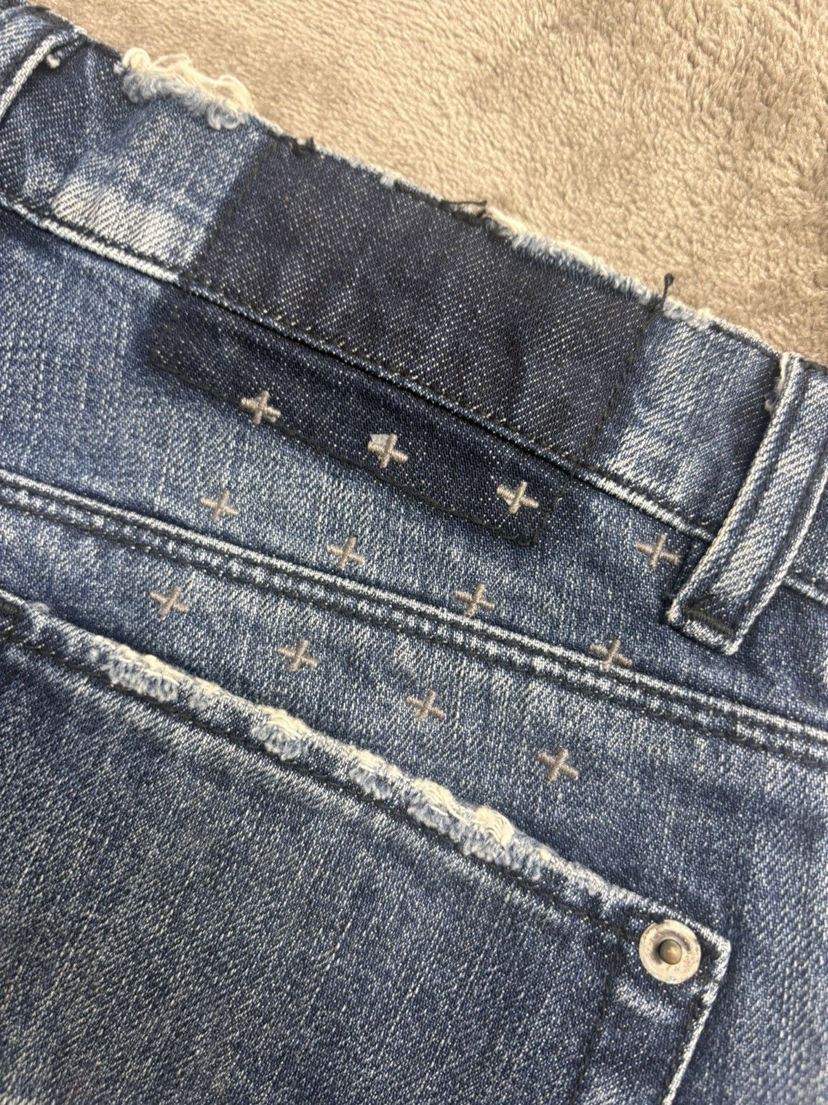 Ksubi Ksubi denim ripped shorts blue Size 26 Size 26" / US 2 / IT 38 - 8 Thumbnail