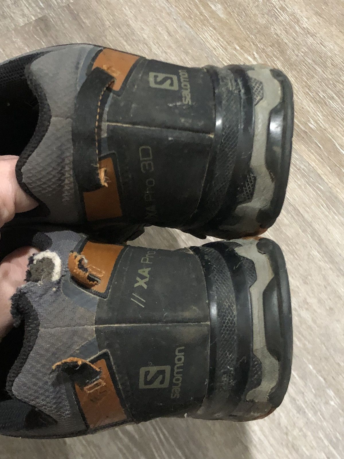 Salomon Salomon XA Pro 3D GTX Trail Running Shoes Ebony Caramel Size US 11 / EU 44 - 5 Thumbnail
