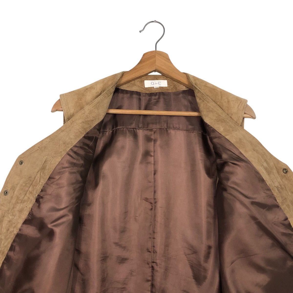 Japanese Brand 📌Q for C Vintage Vest Leather Jacket Worker Issey Miyake Size US M / EU 48-50 / 2 - 15 Thumbnail