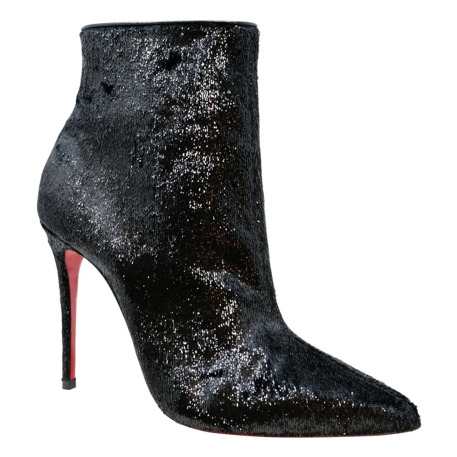 Christian Louboutin Christian Louboutin Black Velour So Kate Booty Pointy Toe 35 Size US 6 / IT 36 - 2 Thumbnail
