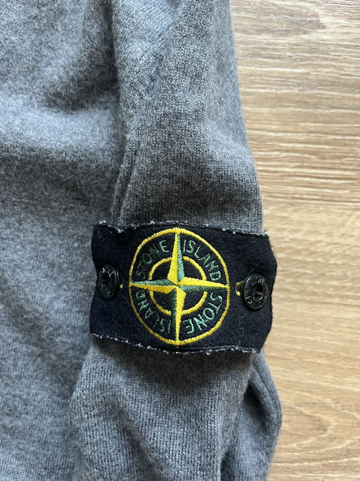 Stone Island Stone island gray wool sweater rare luxury designer Size US S / EU 44-46 / 1 - 4 Thumbnail