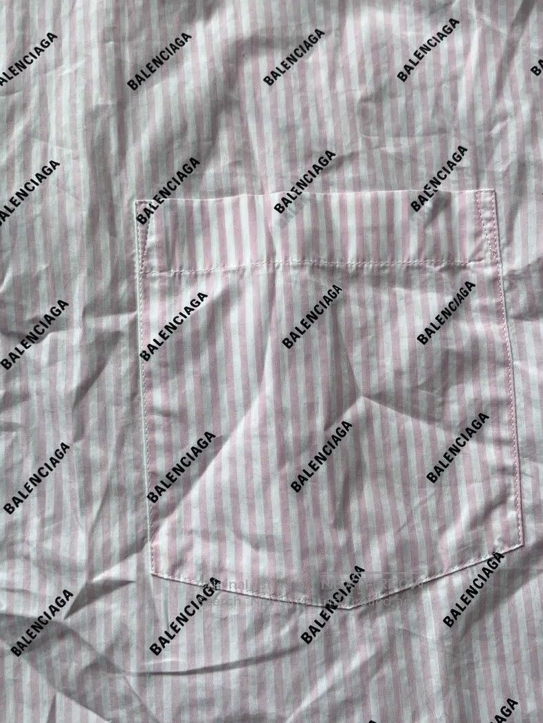Balenciaga Balenciaga Logo Letter Printed Shirt Size XS / US 0-2 / IT 36-38 - 3 Thumbnail