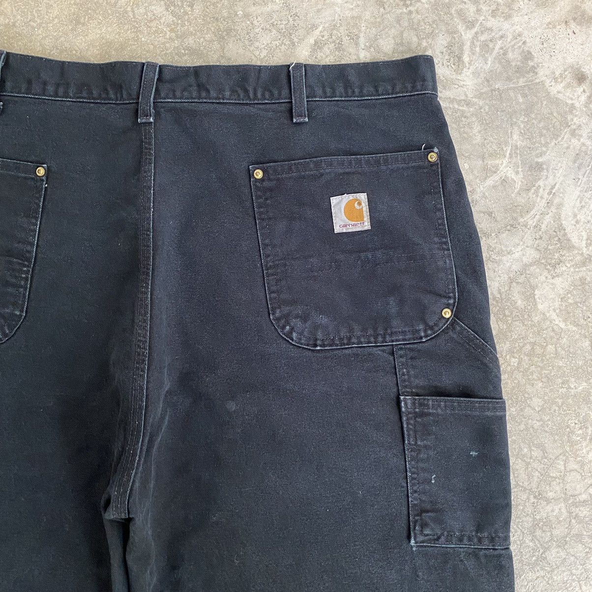 Carhartt Vintage Carhartt Double Knee Black Carpenter Work Pants Size US 41 - 21 Thumbnail