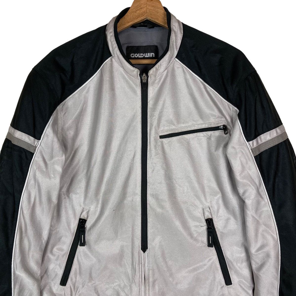 Goldwin Vintage Goldwin Racing Two Tone Zipper Jacket Size US L / EU 52-54 / 3 - 2 Thumbnail