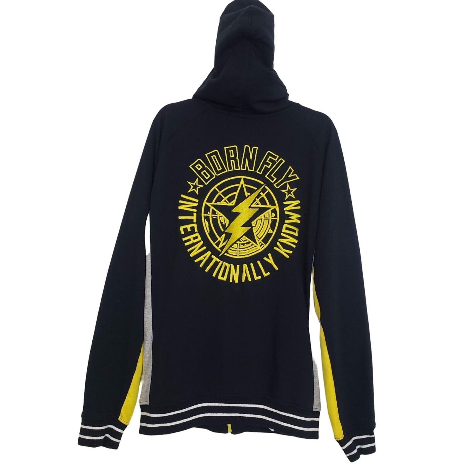 Born Fly Born Fly Bora Bora Embroidered Hoodie Mens Size Medium Full Size US M / EU 48-50 / 2 - 8 Thumbnail