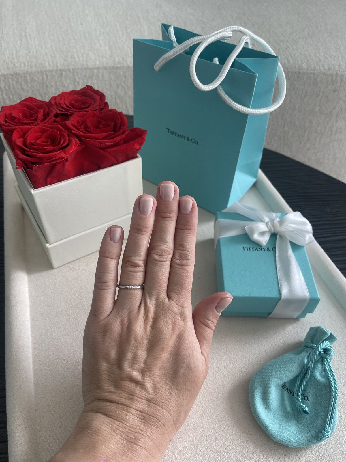 Tiffany & Co. Tiffany & Co. Forever Ring Platinum Diamonds 5.25 $1850 Size ONE SIZE - 19 Thumbnail