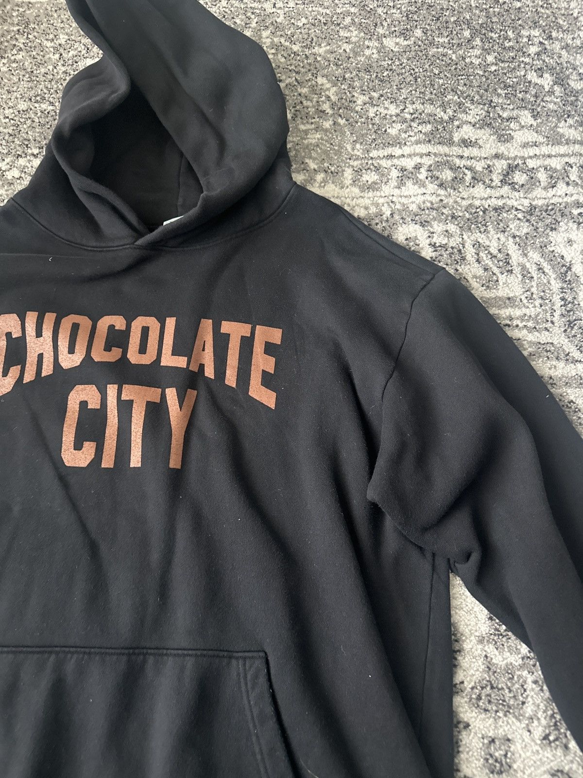 image of Ol New York X Nmaahc Chocolate City Hoodie in Black, Men's (Size Large)