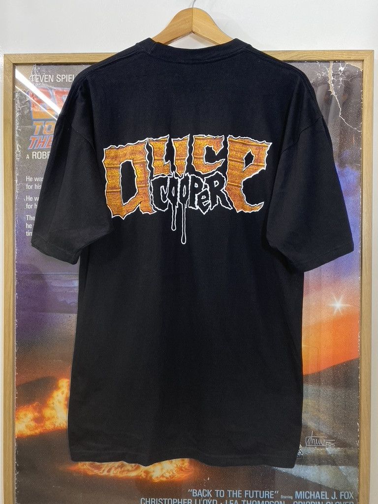 Band Tees × Brockum × Vintage 1991 Vintage Alice Cooper Schools Out Heart Dagger T Shirt Size US L / EU 52-54 / 3 - 2 Thumbnail