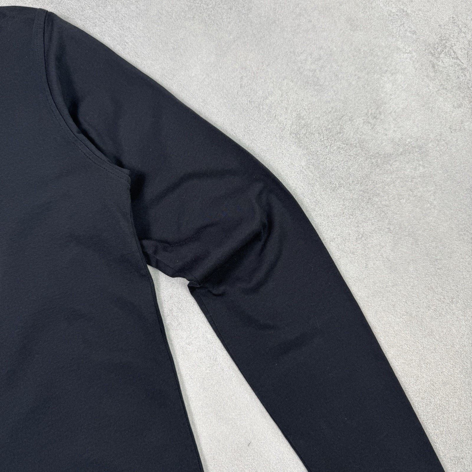 Balmain Balmain Paris Long Sleeve T-Shirt With Hood Size XS Black Size US XS / EU 42 / 0 - 9 Thumbnail