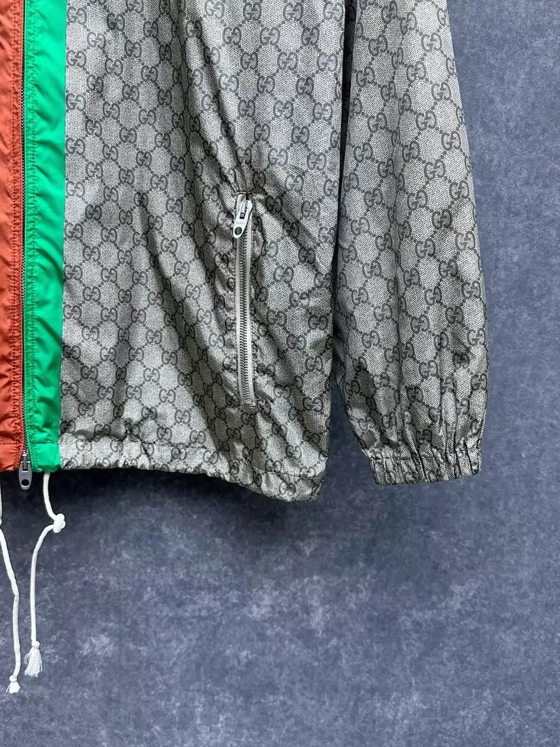 Gucci Gucci Brown Letter Print Long Sleeve Jacket-2506 Size US L / EU 52-54 / 3 - 3 Thumbnail