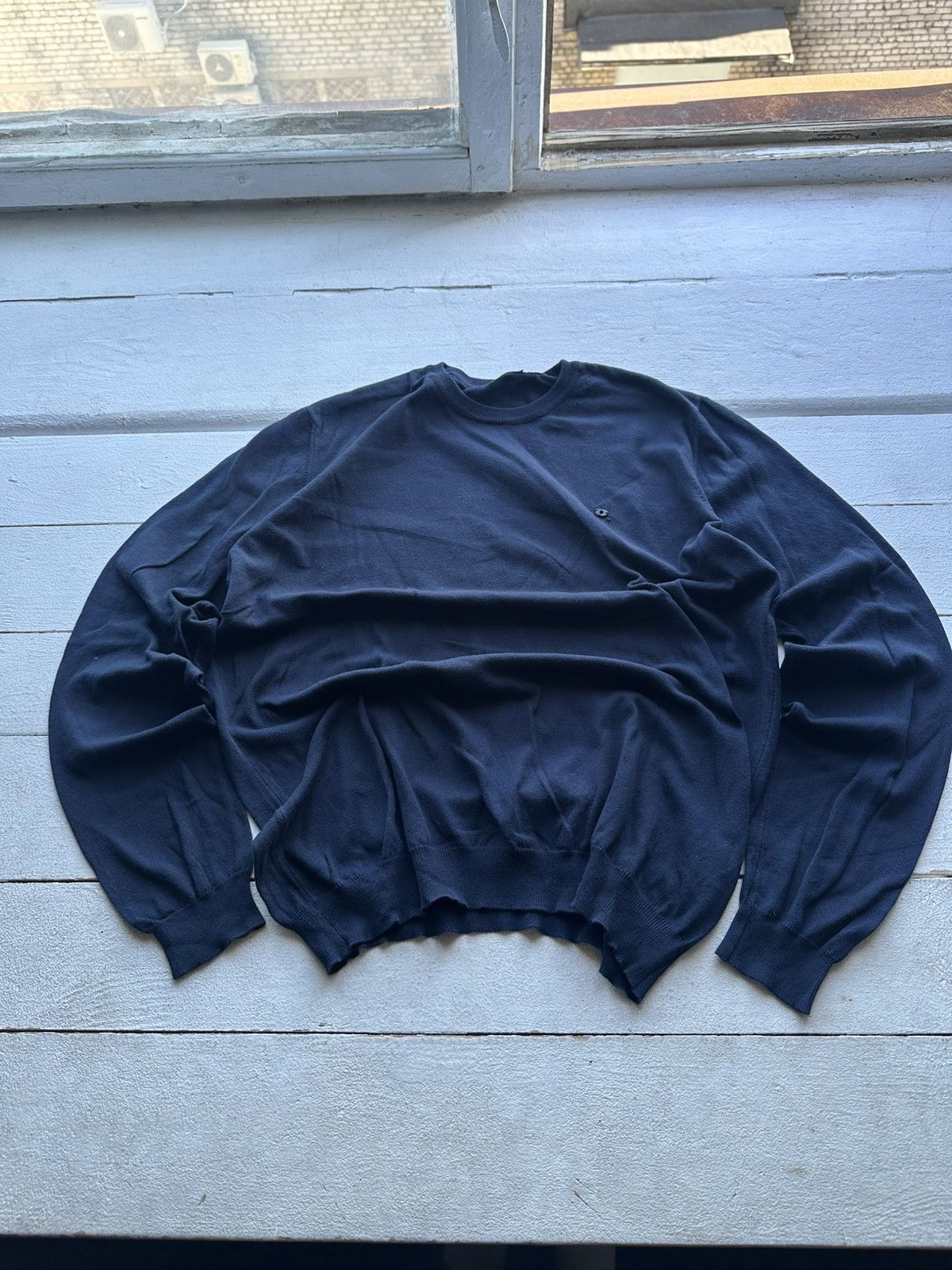 Diesel DIESEL 🚨RARE D LOGO 1978 AVANT GARDE LIGHT SWEATER Size US XXL / EU 58 / 5 - 1 Thumbnail