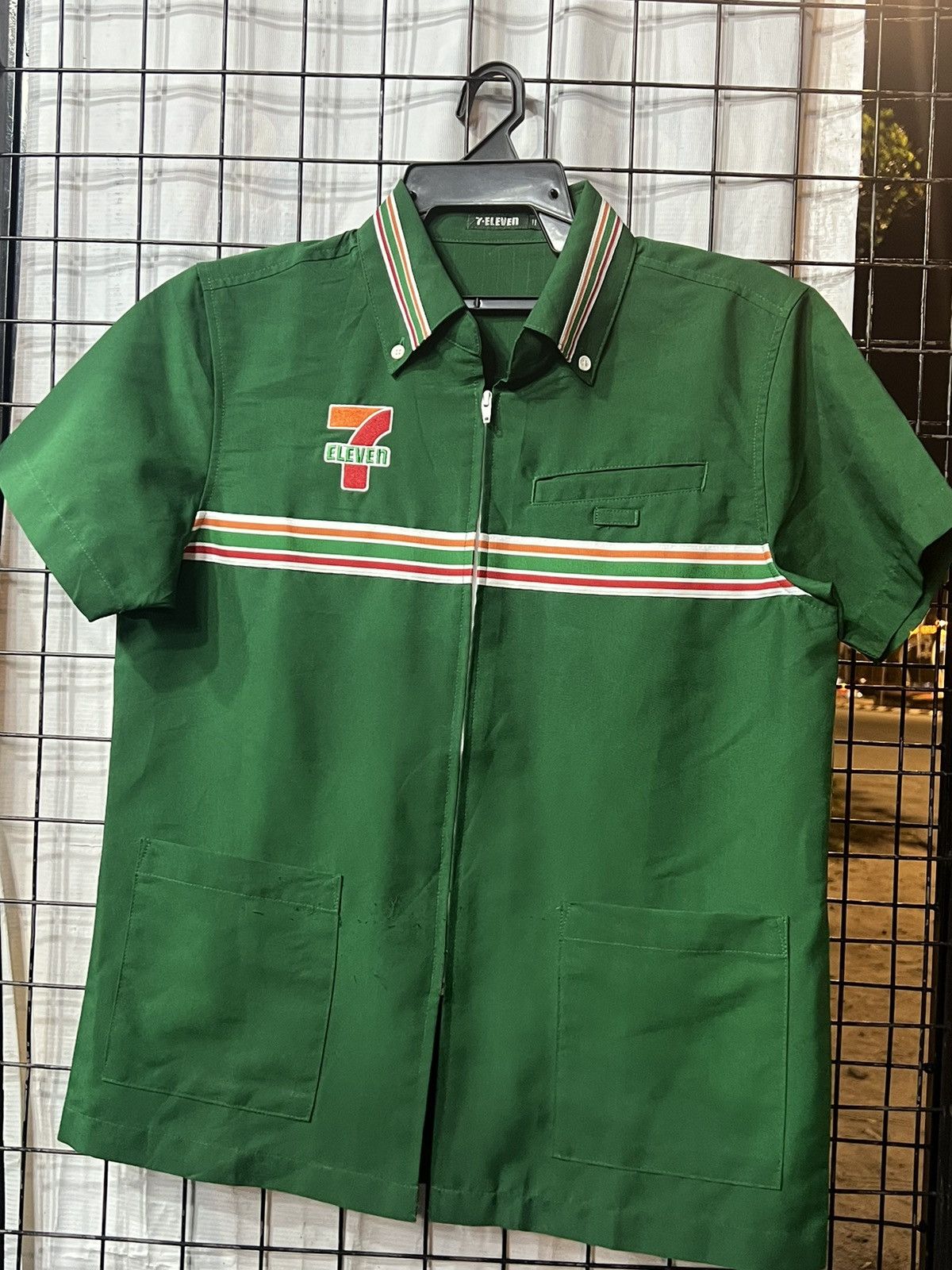 Vintage 7 Eleven vintage Work wear zipper shirt size 11 Size US M / EU 48-50 / 2 - 1 Thumbnail
