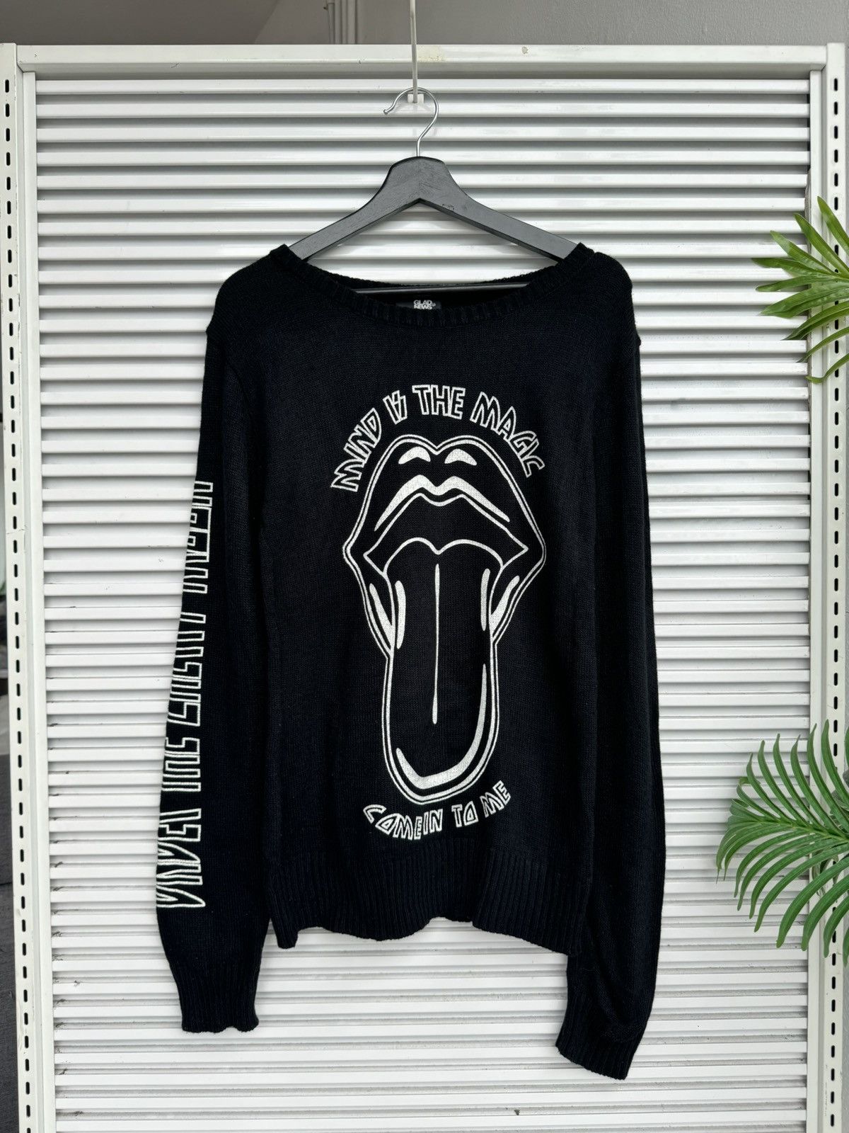 Japanese Brand Punk Gladnews The Rolling Stones Poem Riot Crewneck Size US M / EU 48-50 / 2 - 1 Thumbnail