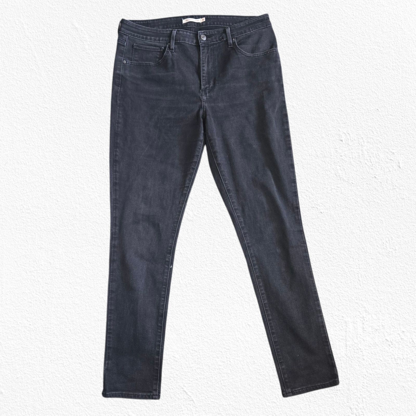 Levi's Levi's 721 Skinny Charcoal Gray High Waisted Jeans Size 32 Size 32" / US 10 / IT 46 - 3 Thumbnail