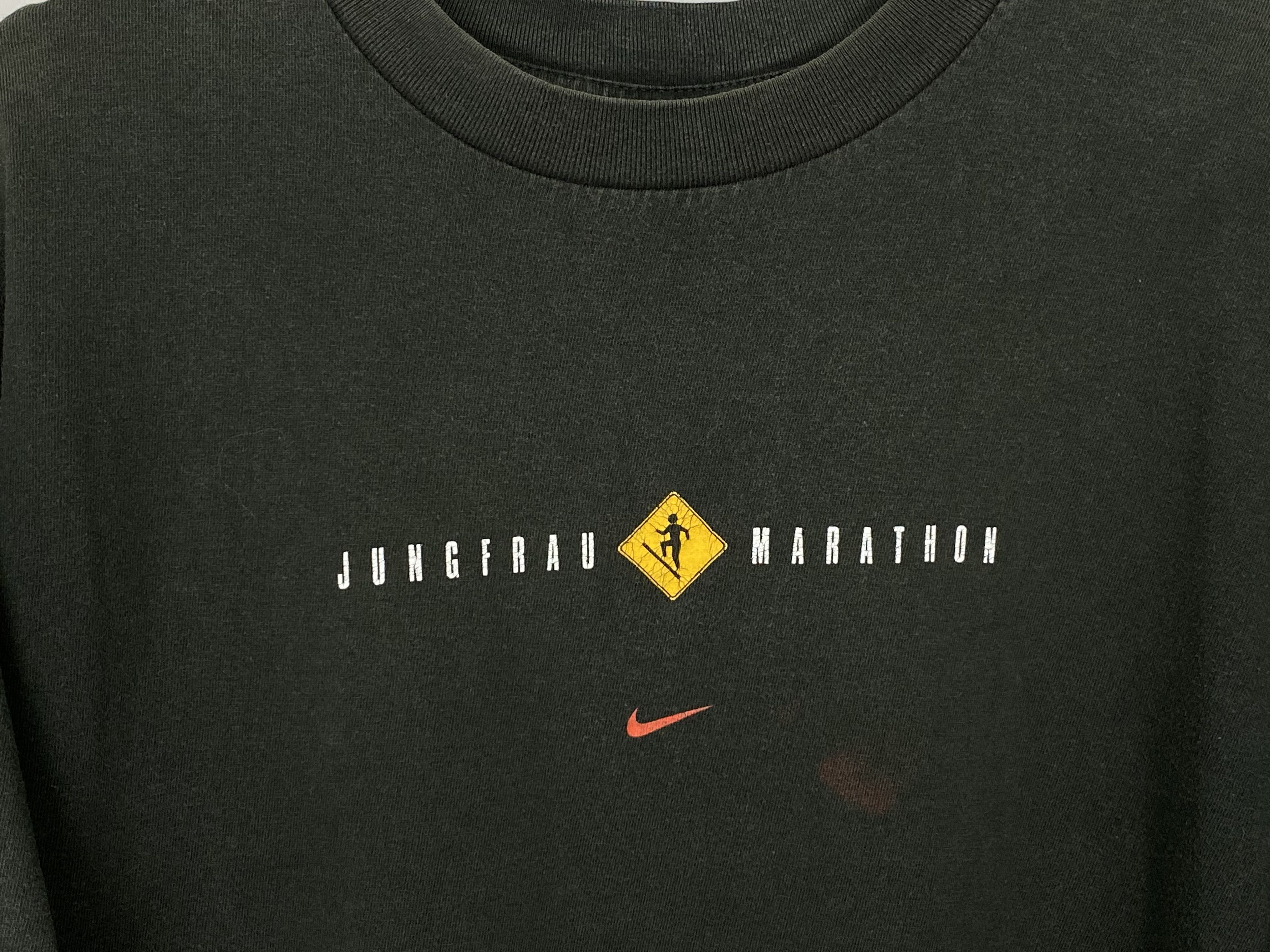 Nike Vintage 1998 Nike Jungfrau Marathon Run T-shirt Rare Retro Size US M / EU 48-50 / 2 - 5 Thumbnail