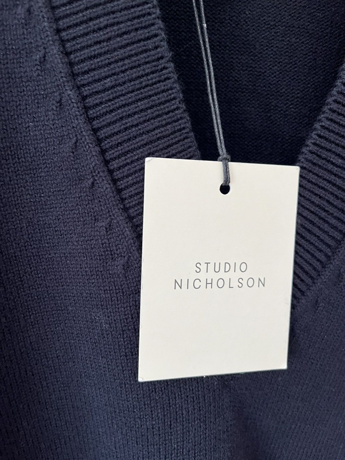STUDIO NICHOLSON knitted vest