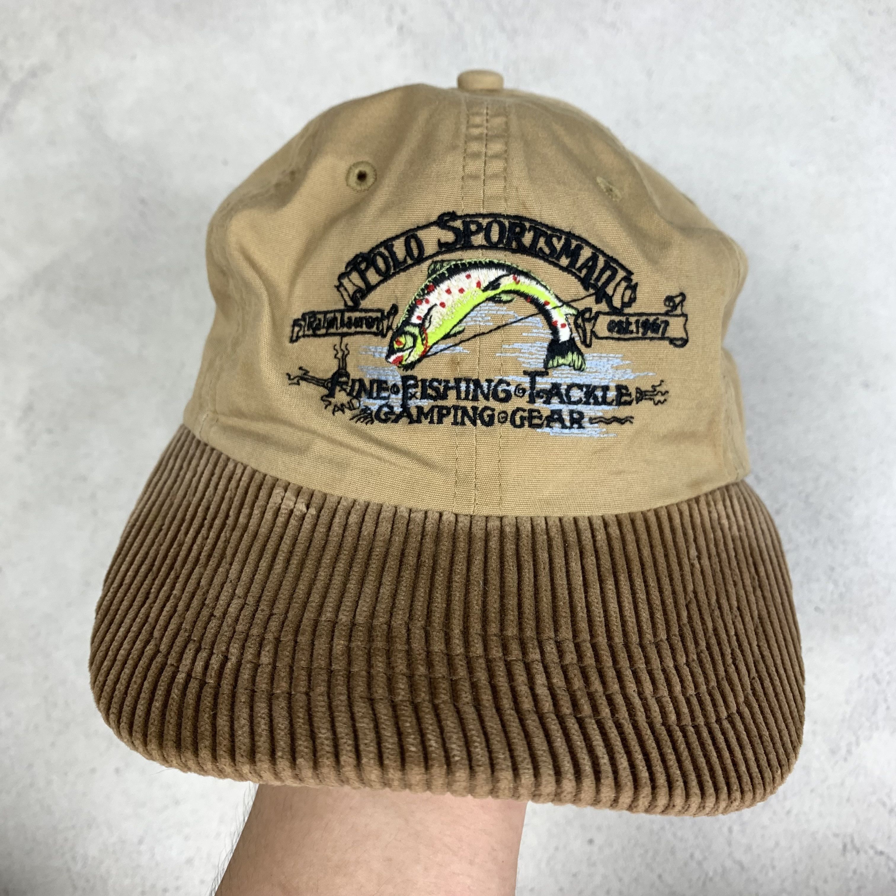 Polo Ralph Lauren Vintage Polo Sportsman Corduroy Hat Cap Size ONE SIZE - 2 Thumbnail