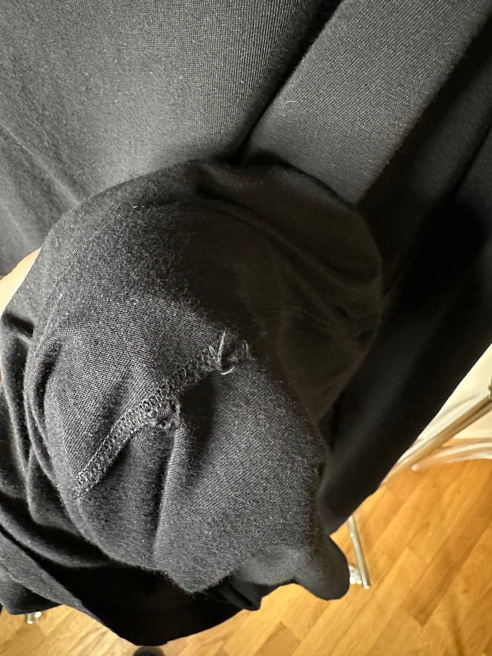 Rick Owens Rick Owens Black long-sleeved T-shirt Size US L / EU 52-54 / 3 - 9 Thumbnail
