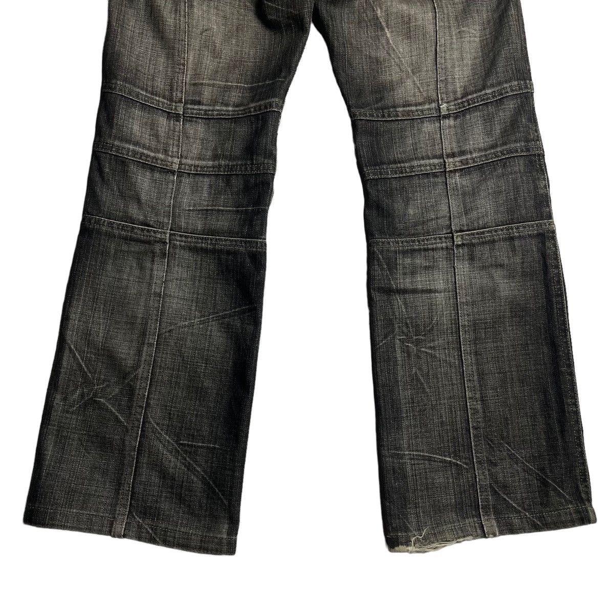 If Six Was Nine 🇯🇵 VINTAGE NICOLE CLUB FOR MEN PATCHWORK DENIM PANTS Size US 30 / EU 46 - 10 Thumbnail