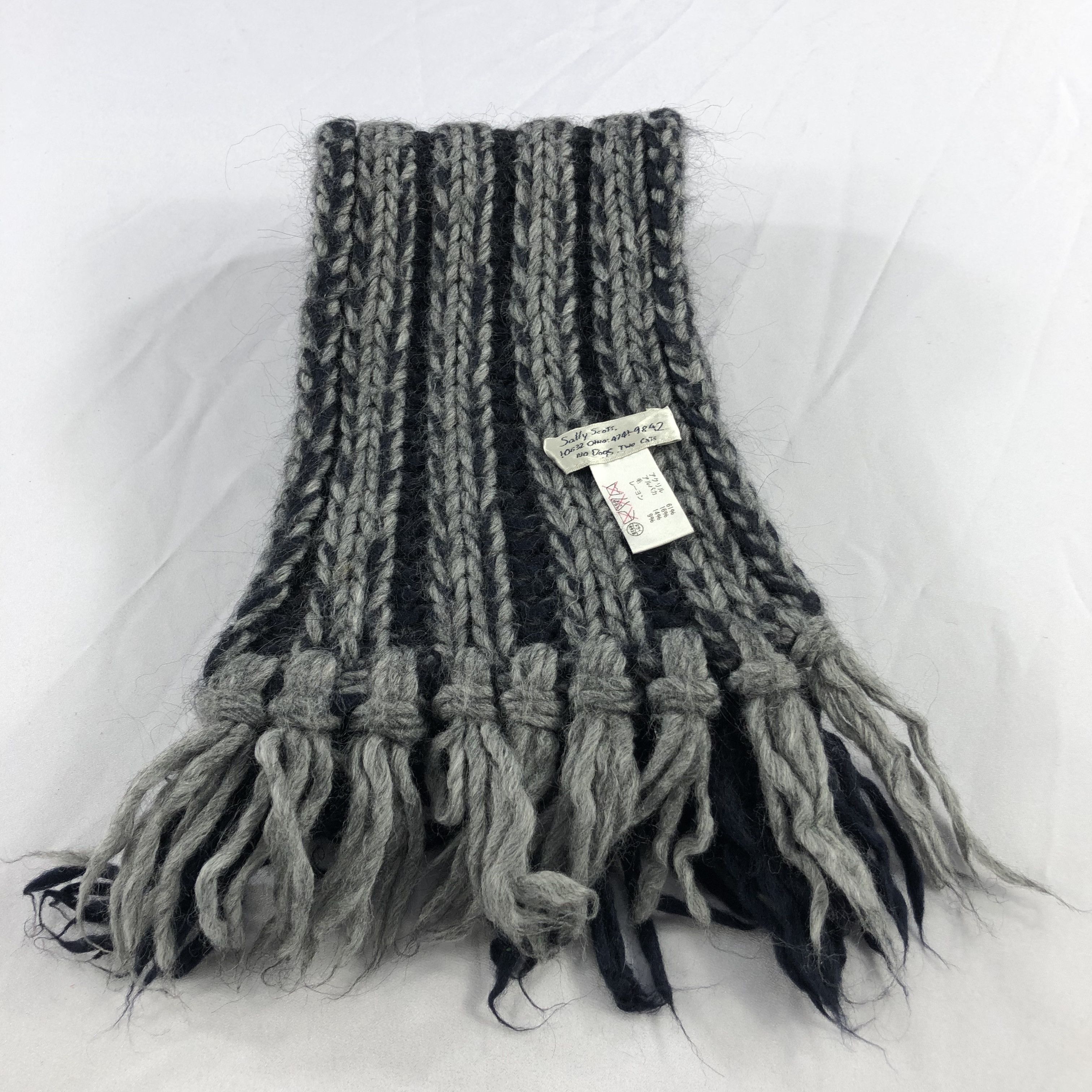 Vintage Sally Scott Wool Scarf Muffler V926 Size ONE SIZE - 2 Thumbnail