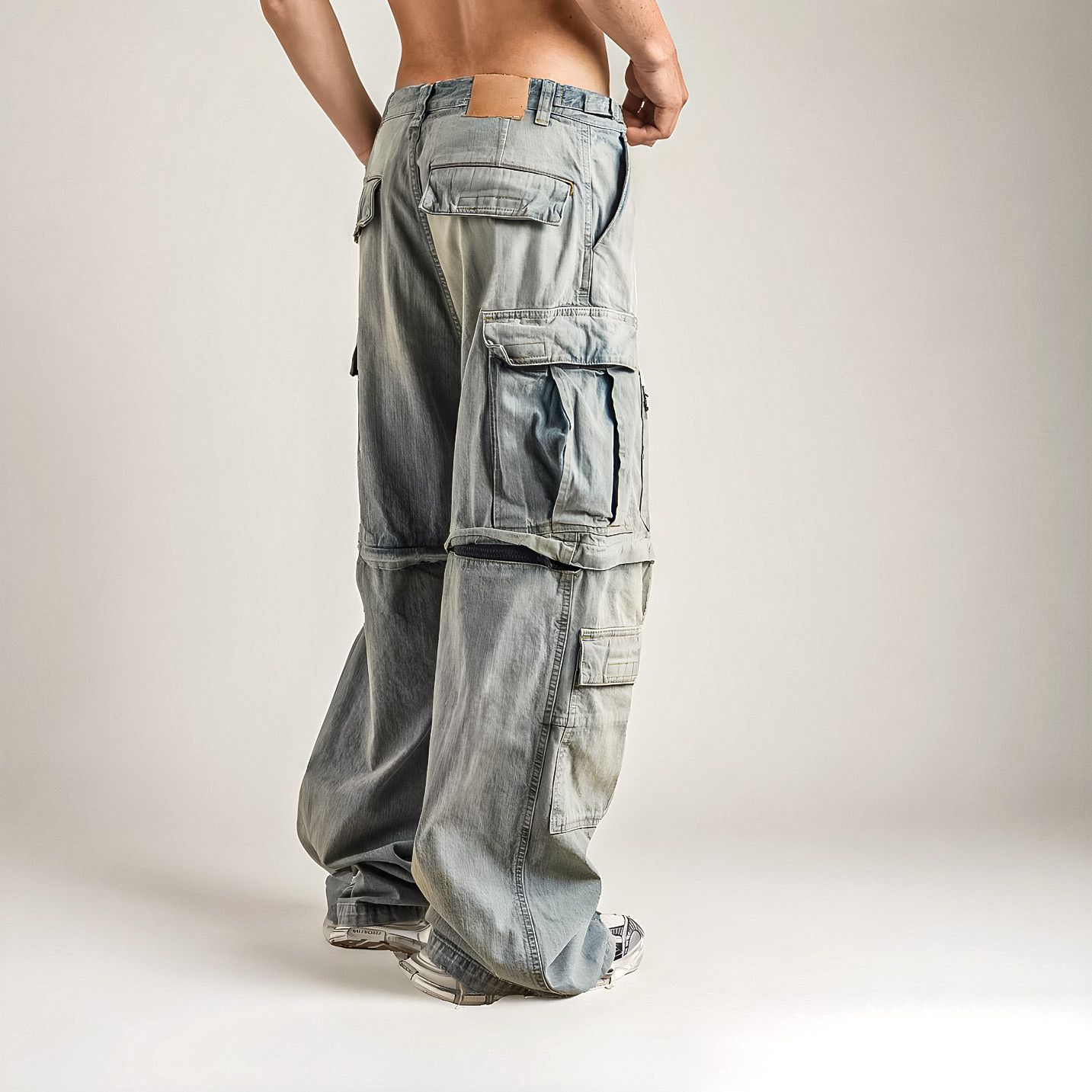 Balenciaga Balenciaga Reversible Cargo Jeans Size US 32 / EU 48 - 3 Thumbnail