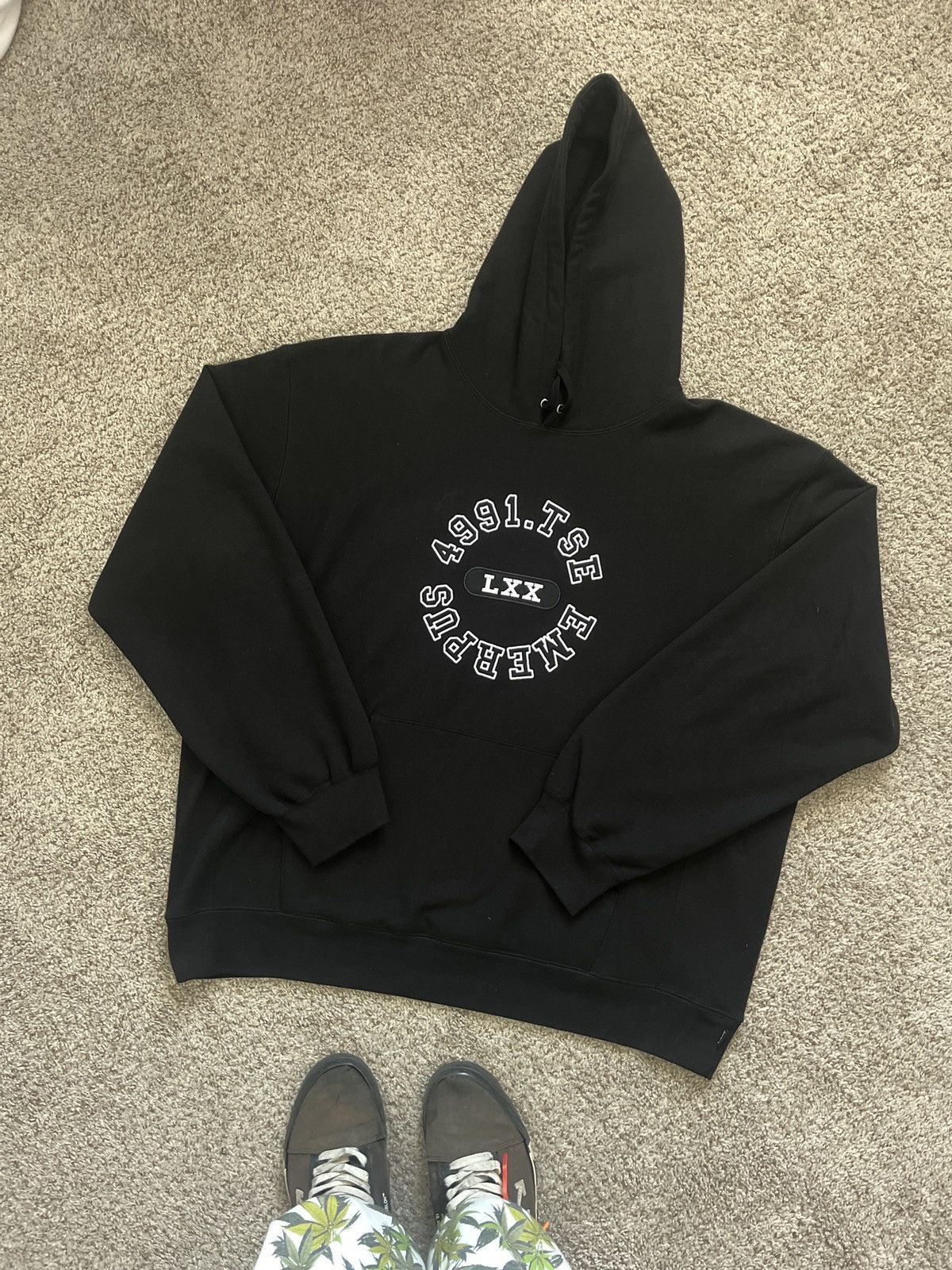 image of Supreme Reverse Hoodie Ss23 in Black, Men's (Size 2XL)