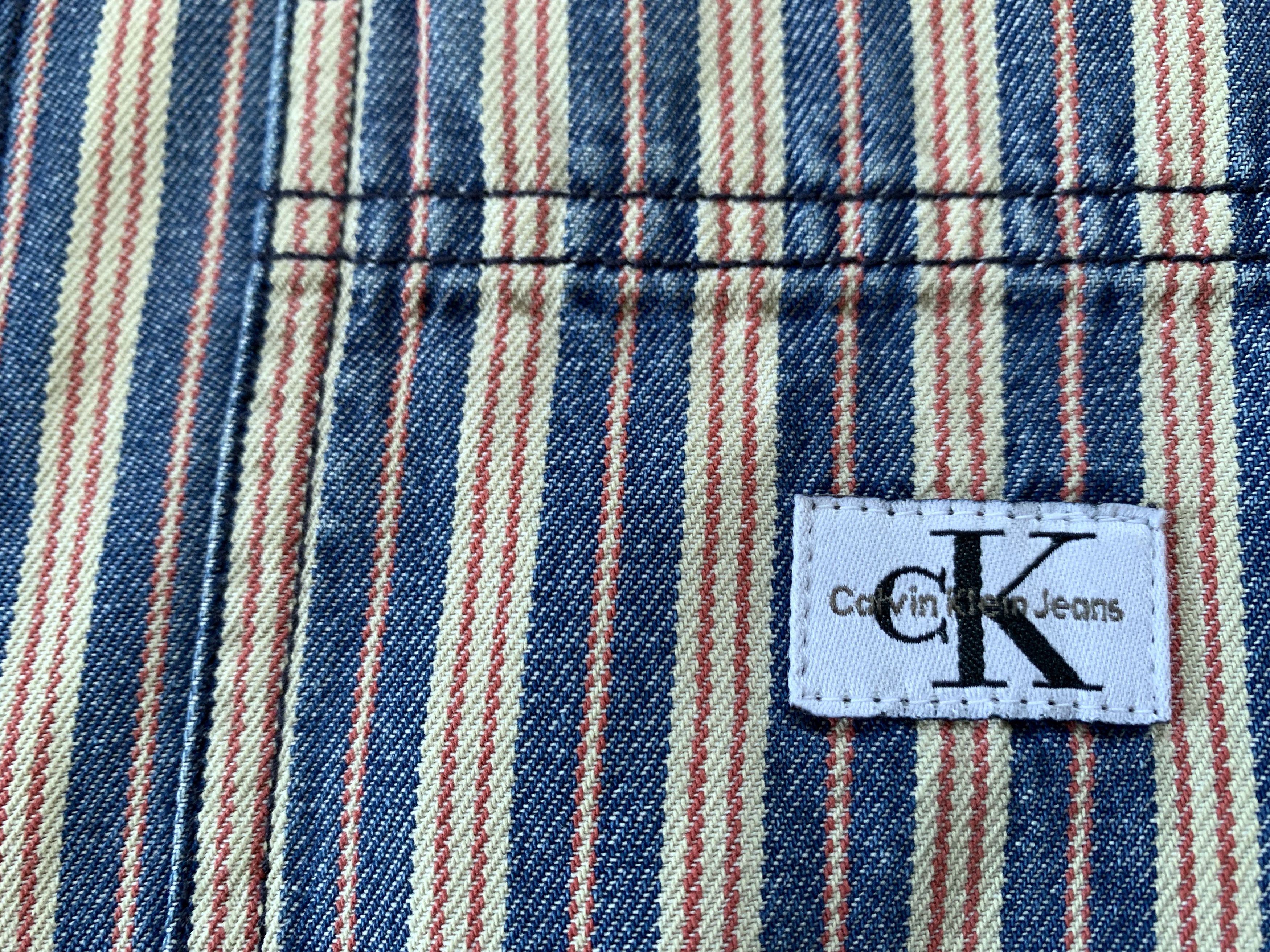 Calvin Klein × Vintage Vintage Calvin Klein Jeans Stripe Shirt Size US S / EU 44-46 / 1 - 6 Thumbnail