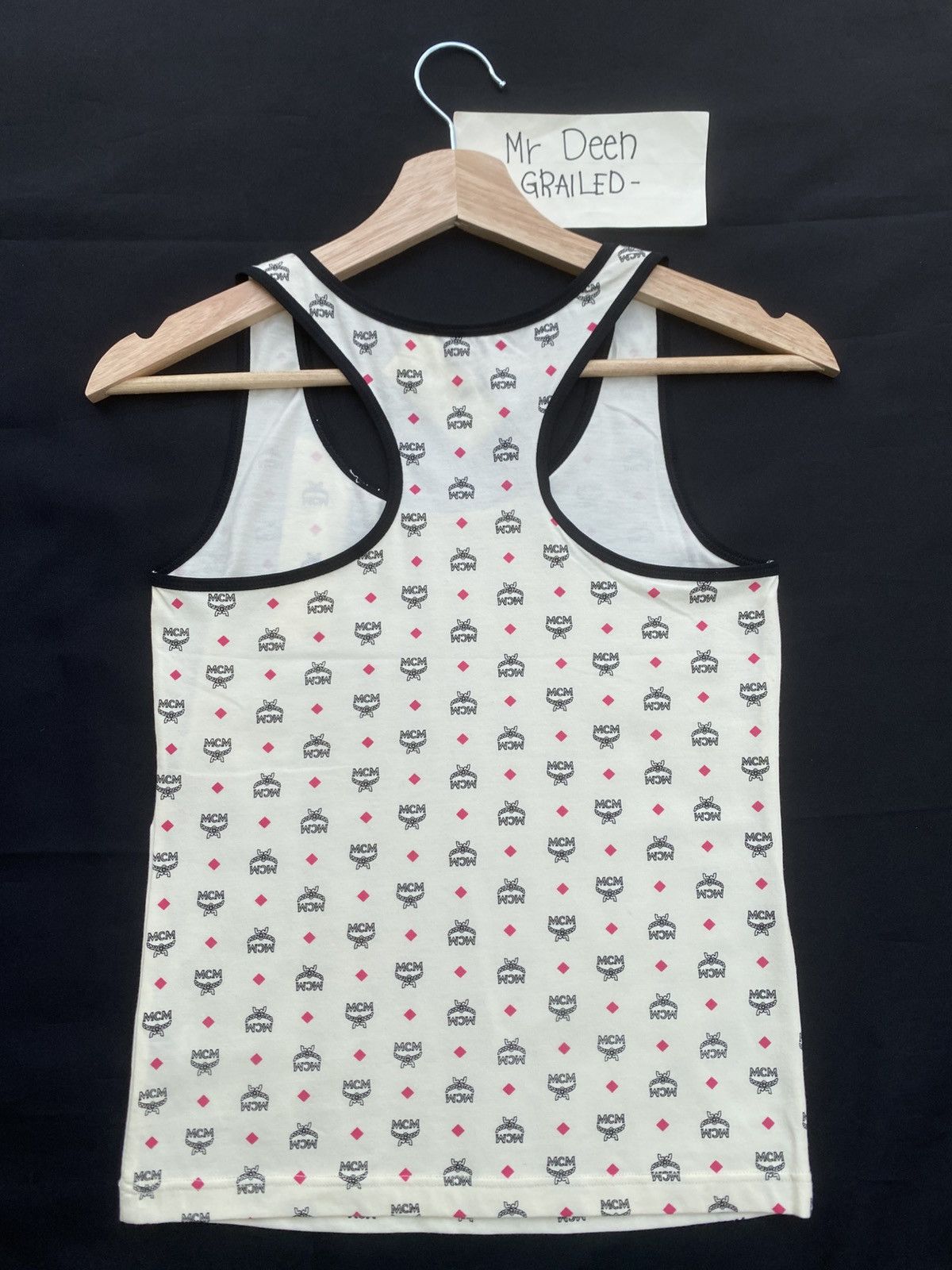 MCM Rare MCM Logos Sleeveless Top Size M / US 6-8 / IT 42-44 - 13 Thumbnail