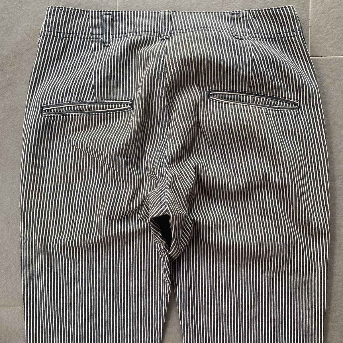 Japanese Brand Hickory stripe straight leg denim Size US 30 / EU 46 - 7 Thumbnail