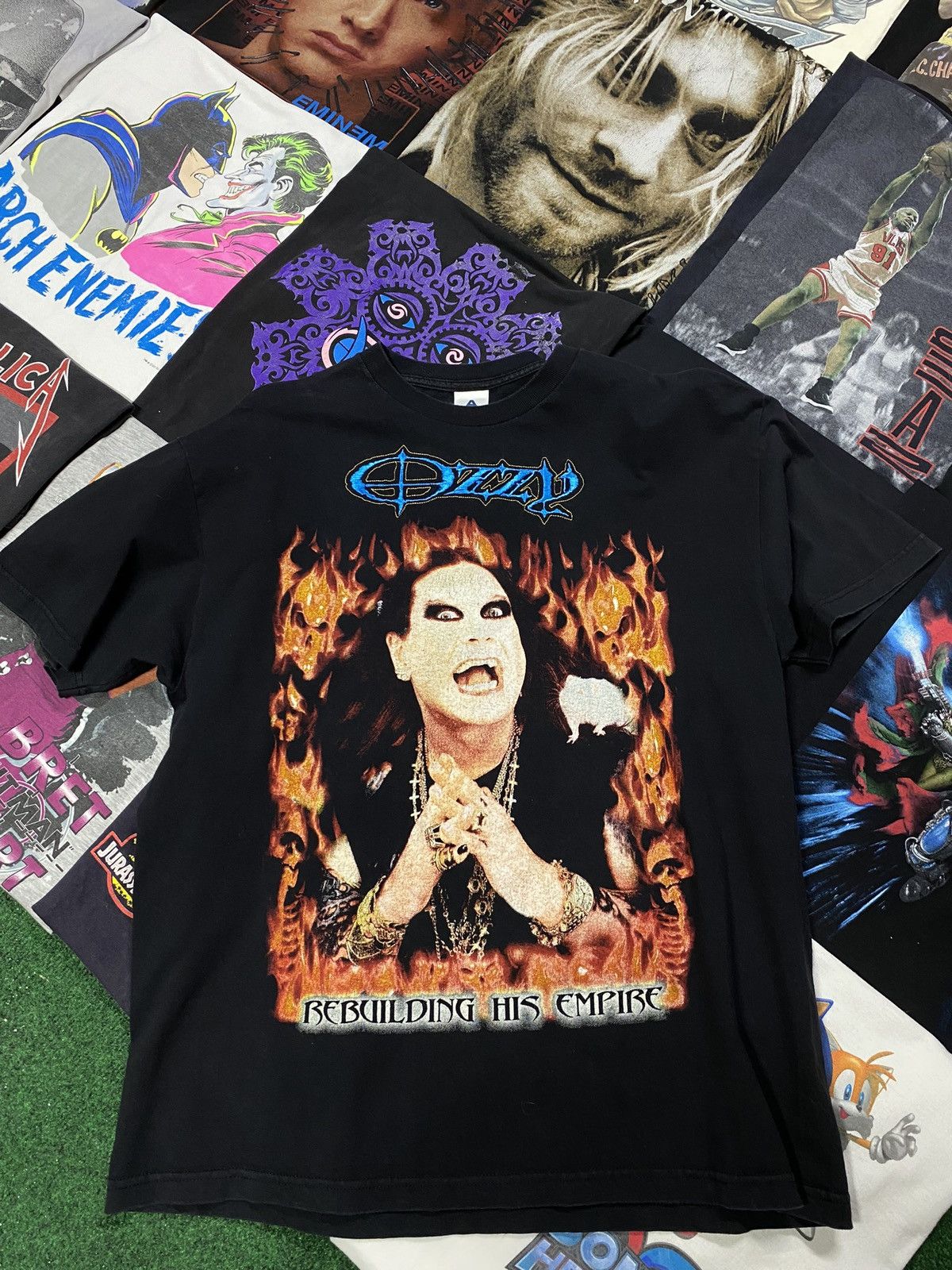 Band Tees × Ozzy Osbourne × Vintage Vintage 00’ Ozzy Osbourne Band T-Shirt Adult XLarge Size US XL / EU 56 / 4 - 3 Thumbnail