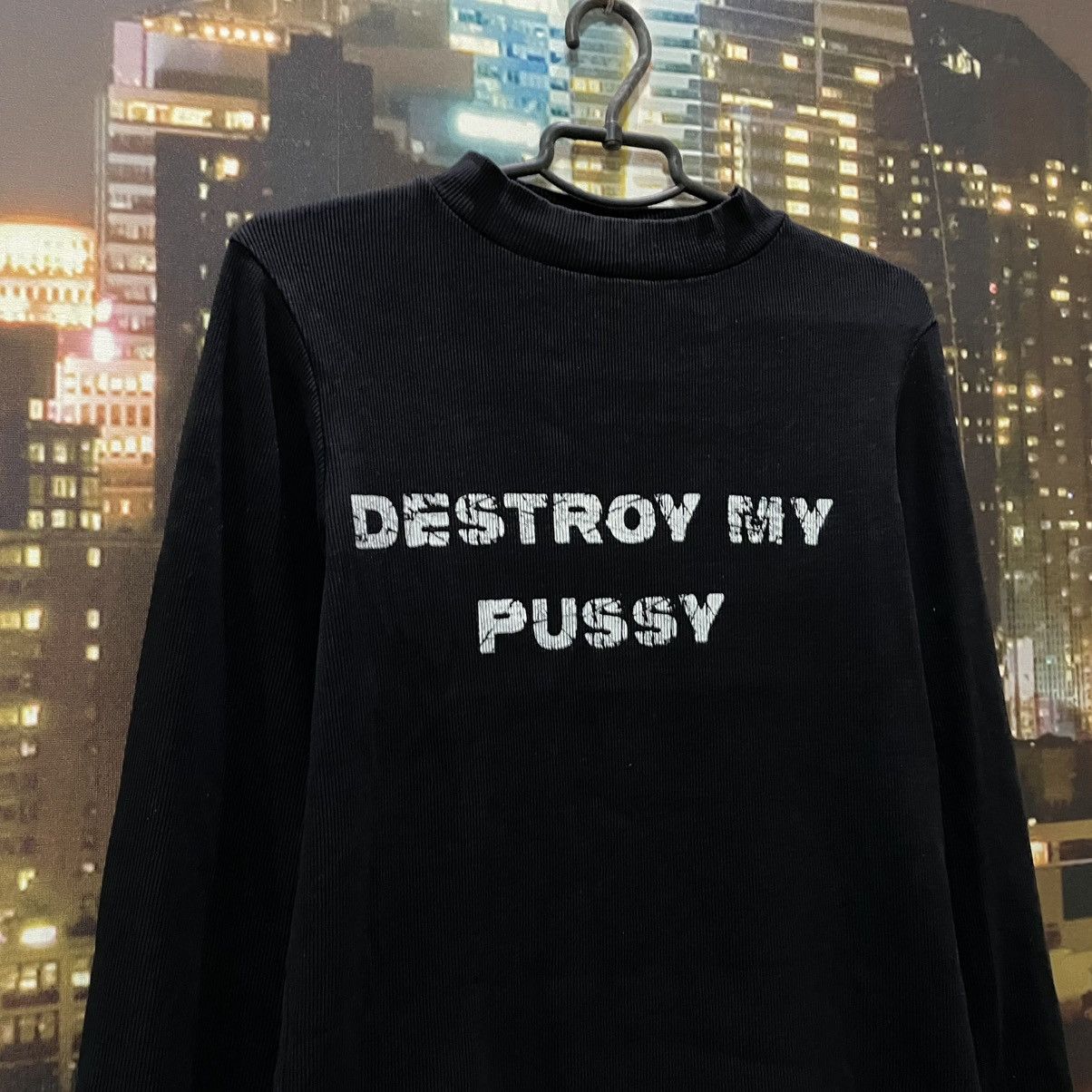Vintage Vintage 90s Graphic Tee Underground Punk Streetwear Black S Size US S / EU 44-46 / 1 - 2 Thumbnail