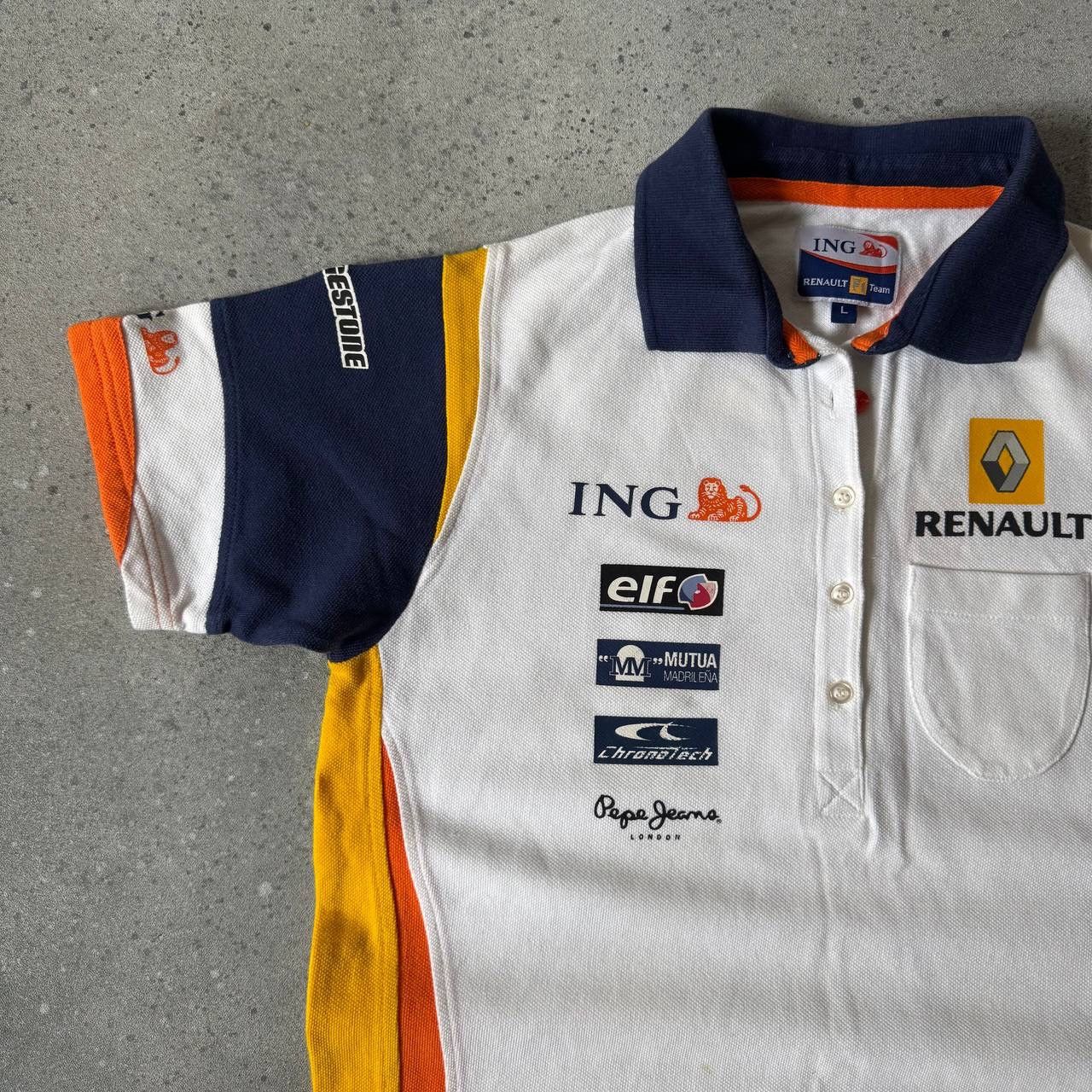 Formula 1 × Vintage Formula 1 Vintage 2000’s Team Spirit Multi Logo Polo T-Shirt Size US M / EU 48-50 / 2 - 3 Thumbnail