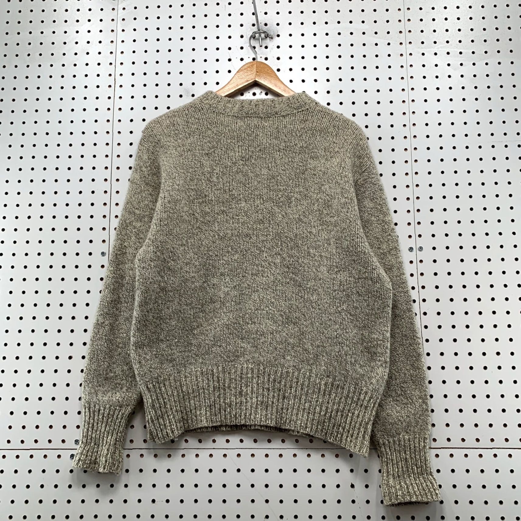 Vintage VINTAGE L.L. Bean Sweater Mens M Beige Wool Knit Crewneck Pullover Christmas Casual Winter 90s Mens Size US M / EU 48-50 / 2 - 2 Thumbnail