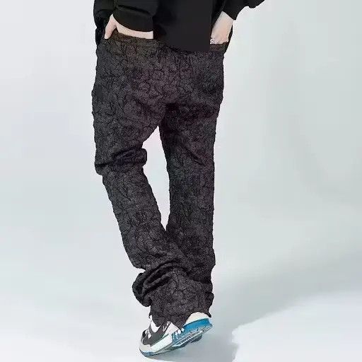 Japanese Brand × Vintage BLACK FRIDAY SALE Cracked Effect Pant Trousers Size US 34 / EU 50 - 3 Thumbnail