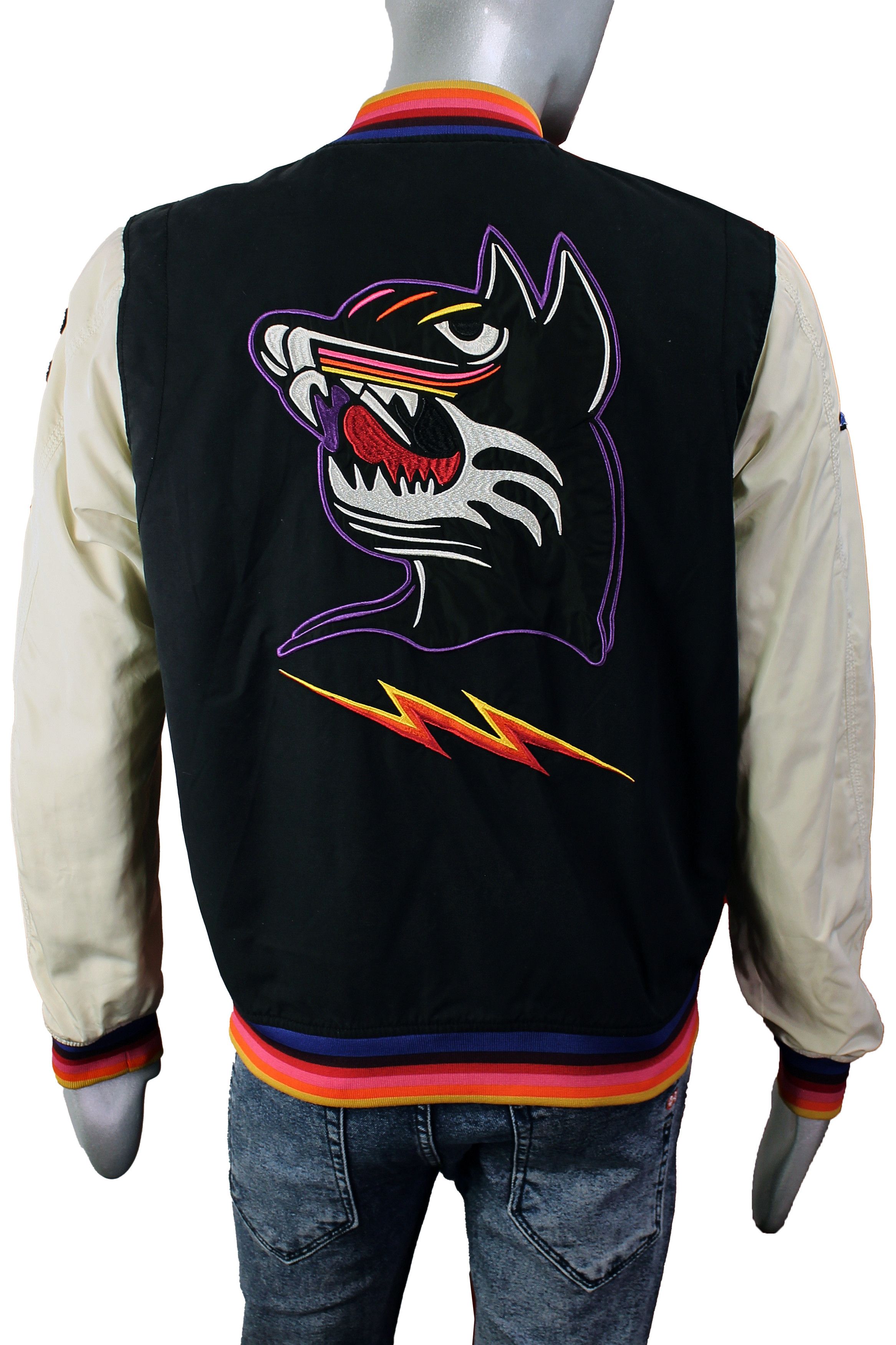 Diesel Diesel Bomber Varsity Jacket with Patches AW15 collection Size US L / EU 52-54 / 3 - 6 Thumbnail