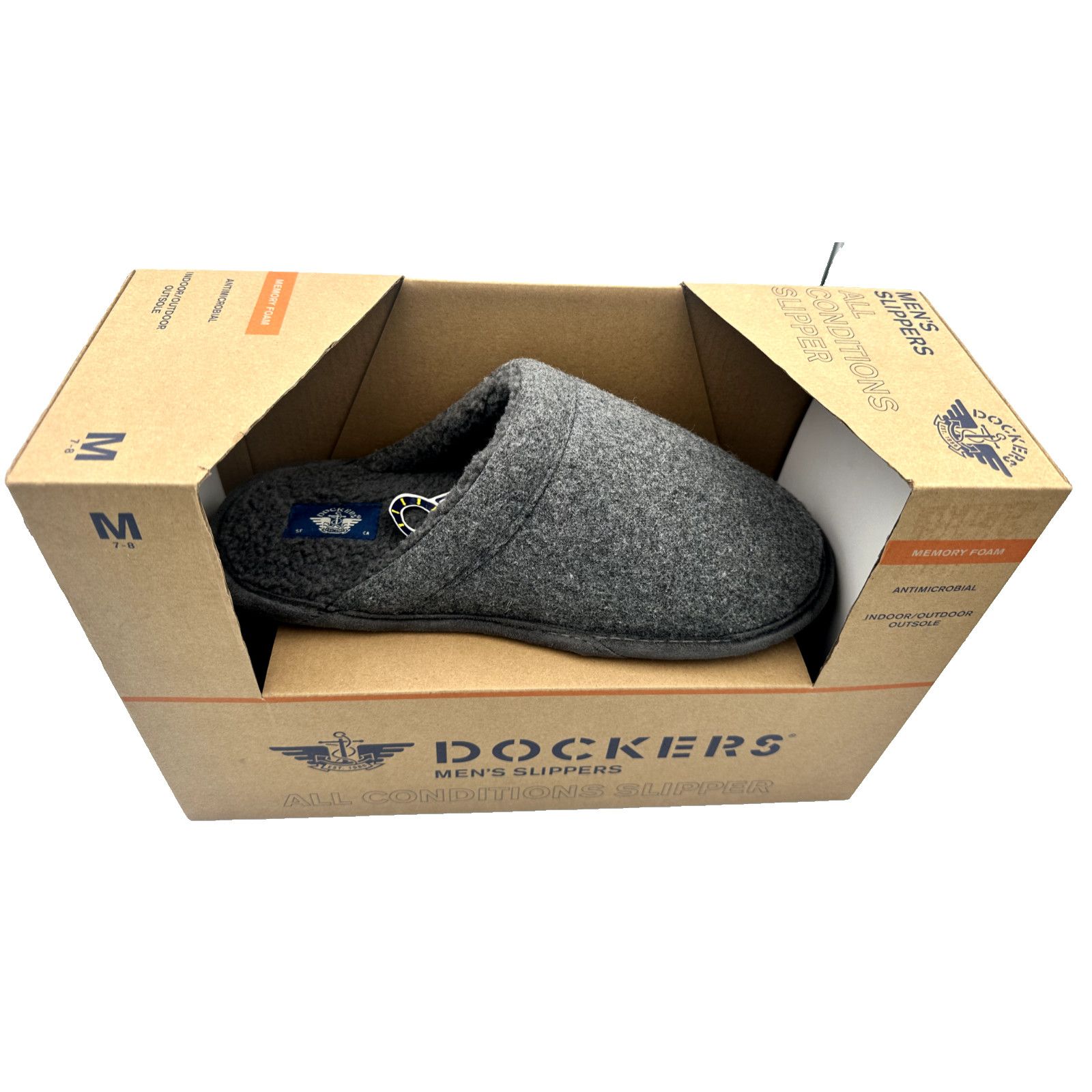 Dockers Dockers Mens All Condition Slippers Memory Foam Outsole-Med Size US 7 / EU 40 - 4 Thumbnail