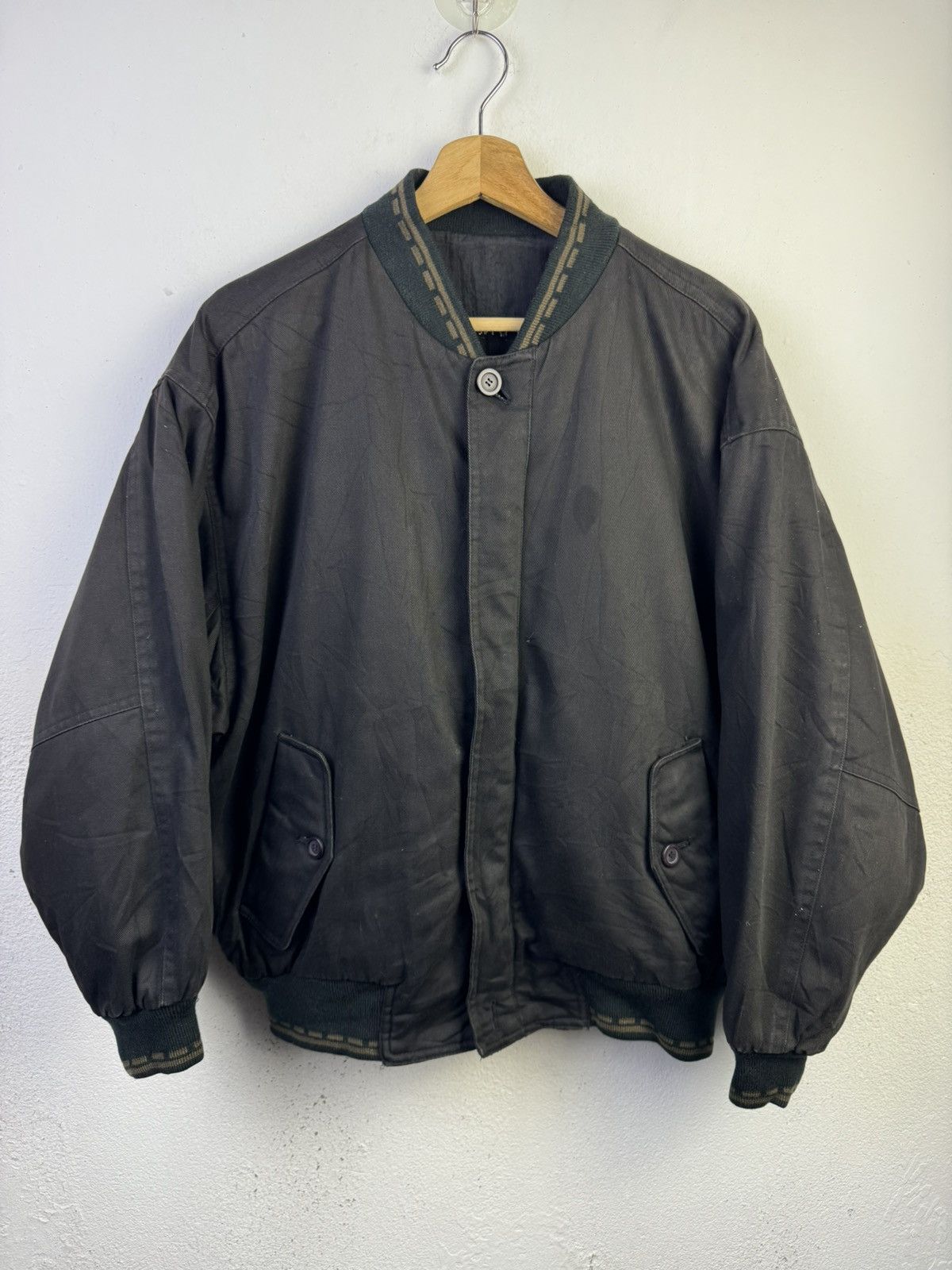 Vintage Lautreamont Bomber Jacket reversable Jacket Size US L / EU 52-54 / 3 - 2 Thumbnail