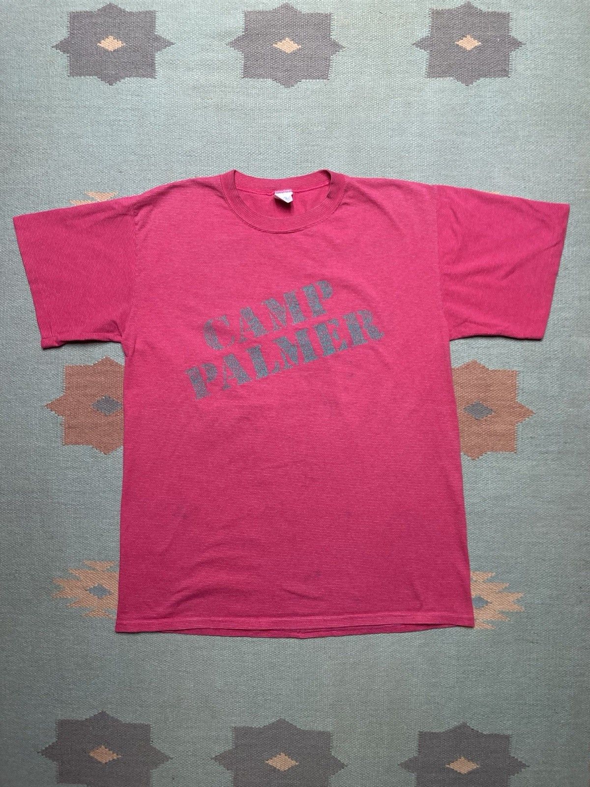 Velva Sheen × Vintage Vtg 90s t shirt camp Palmer ohio 4-H farm skunk man Large Size US L / EU 52-54 / 3 - 1 Thumbnail
