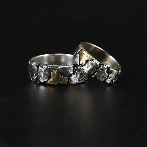 Vintage Father Vintage Adjustable Crack Flaw Ring Size ONE SIZE - 2 Thumbnail