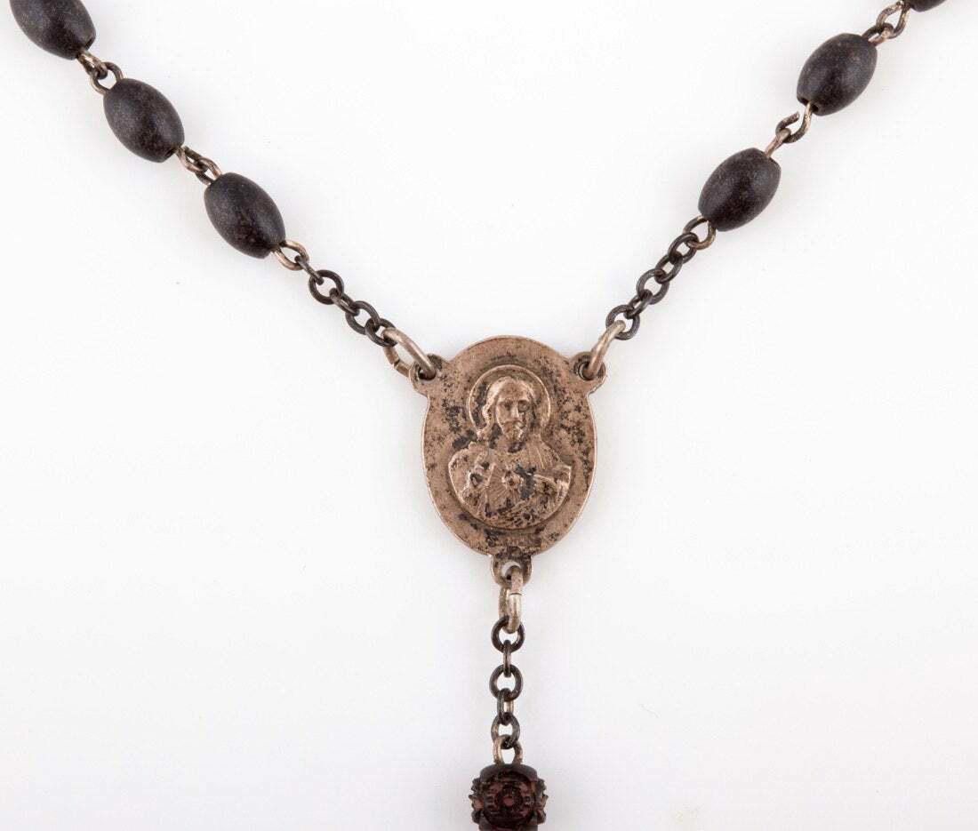 Designer Victorian Gutta Percha Bead Rosary Size ONE SIZE - 5 Thumbnail