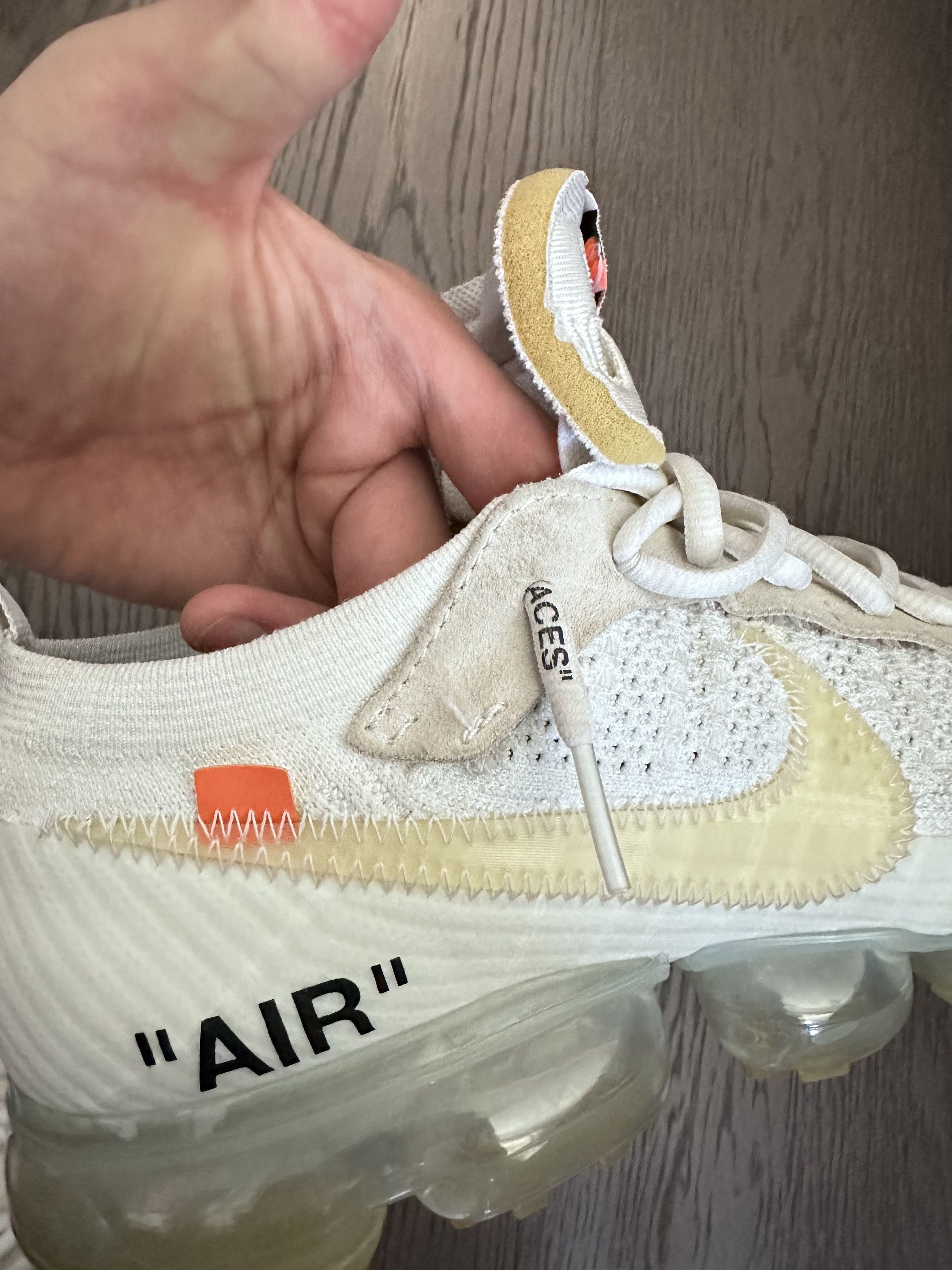Nike × Off-White Nike Off White VaporMax White 2018 Size US 10.5 / EU 43-44 - 14 Thumbnail