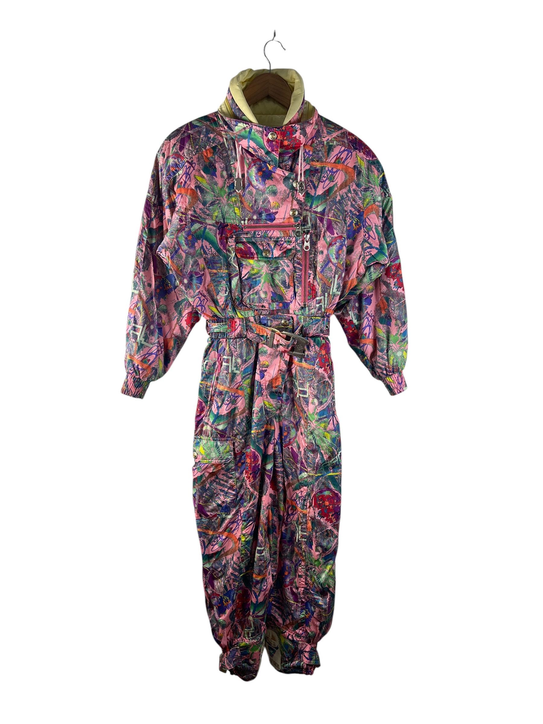 Japanese Brand Vintage Killy “The Power of Fractal” Ski Suit Snow Suit Size US 30 / EU 46 - 2 Thumbnail