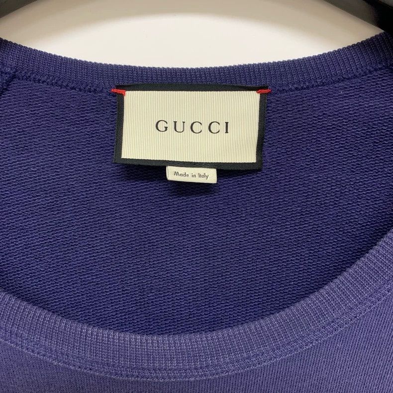 Gucci Gucci Rabbit embroidered blue sweatshirt 2502-Nextarrow Size US L / EU 52-54 / 3 - 3 Thumbnail
