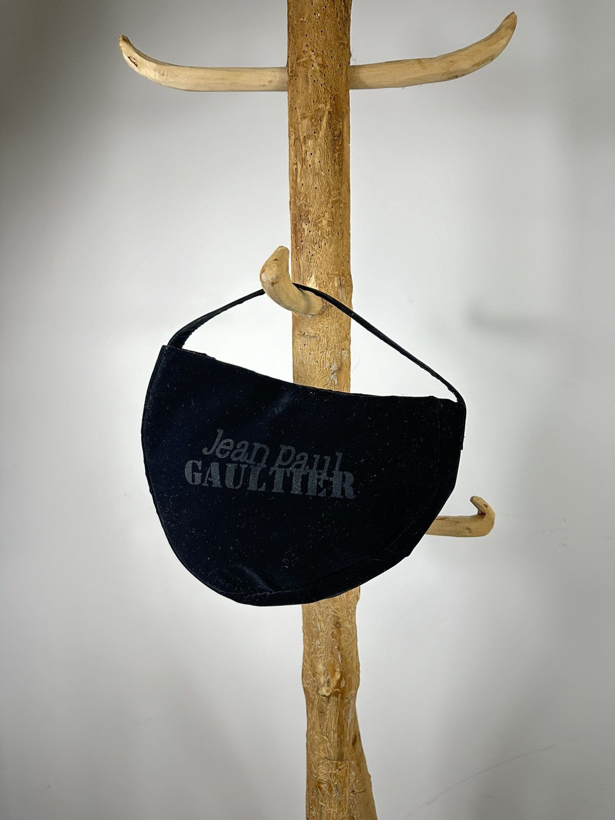 Jean Paul Gaultier Jpg Black Velvet Baguette Bag, Women's